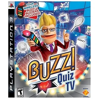 Sony Buzz Quiz TV with Buzzers Refurbished PS3 Playstation 3 Game